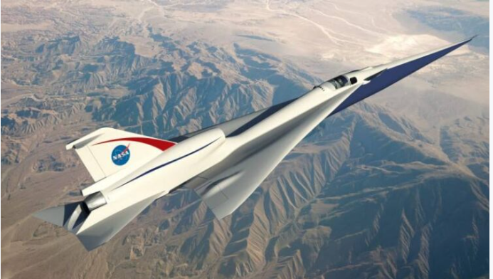 A future NASA plane without a front window